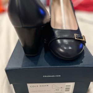Cole Haan Elsie wedge size 10 navy